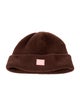 Acne Studios brown and pink beanie