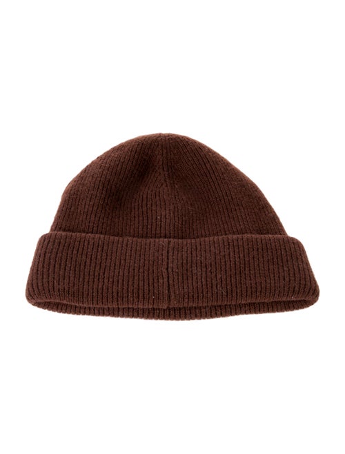 Acne Studios brown and pink beanie