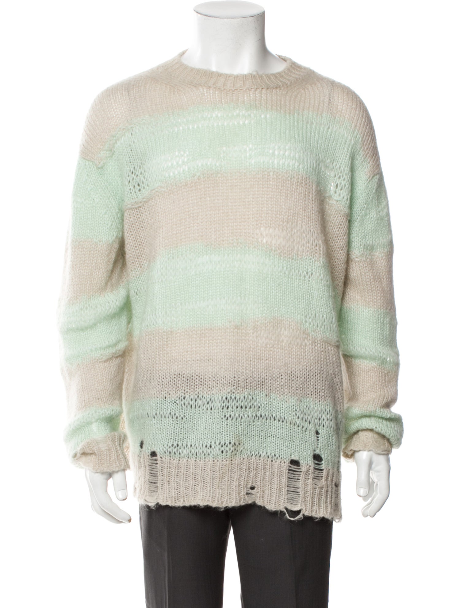 Acne Studios Striped Crew Neck Pullover