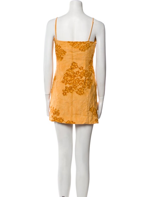 Acne Studios Square Neckline Mini Dress