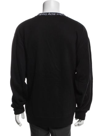 Acne Studios Graphic Print Crew Neck Pullover