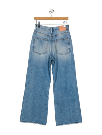 Acne Studios High-Rise Wide Leg Jeans