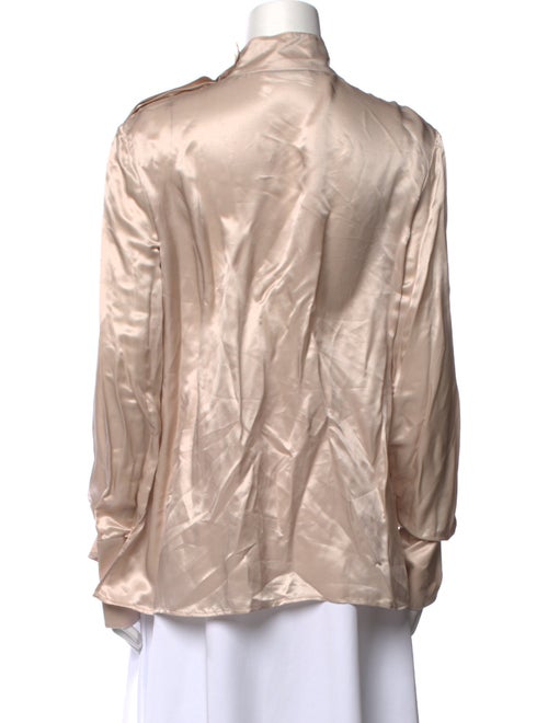 Acne Studios Mock Neck Long Sleeve Blouse