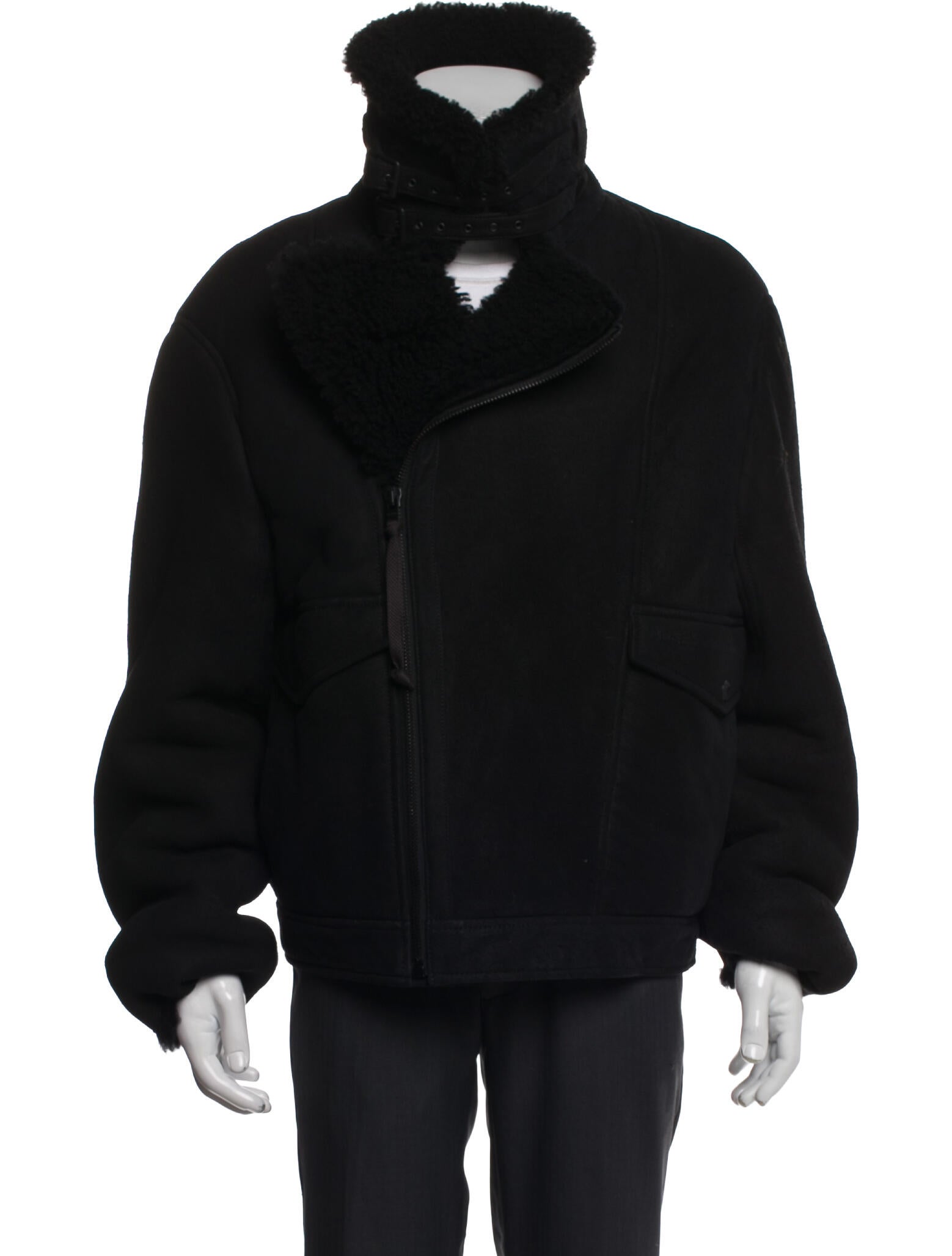 Acne Studios Shearling Puffer Coat