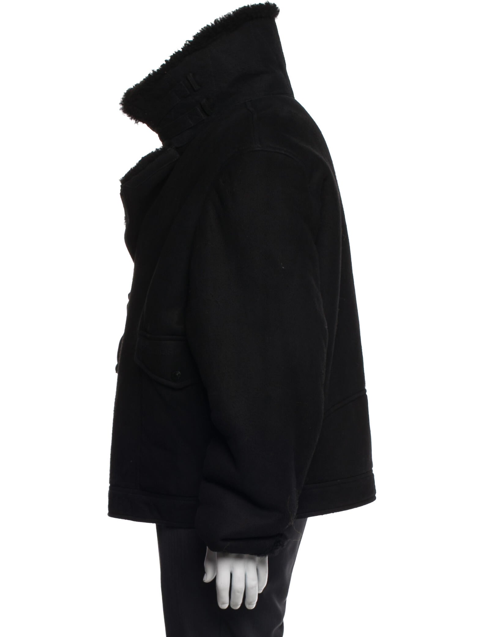 Acne Studios Shearling Puffer Coat