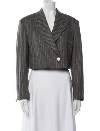 Acne Studios Wool Striped Blazer