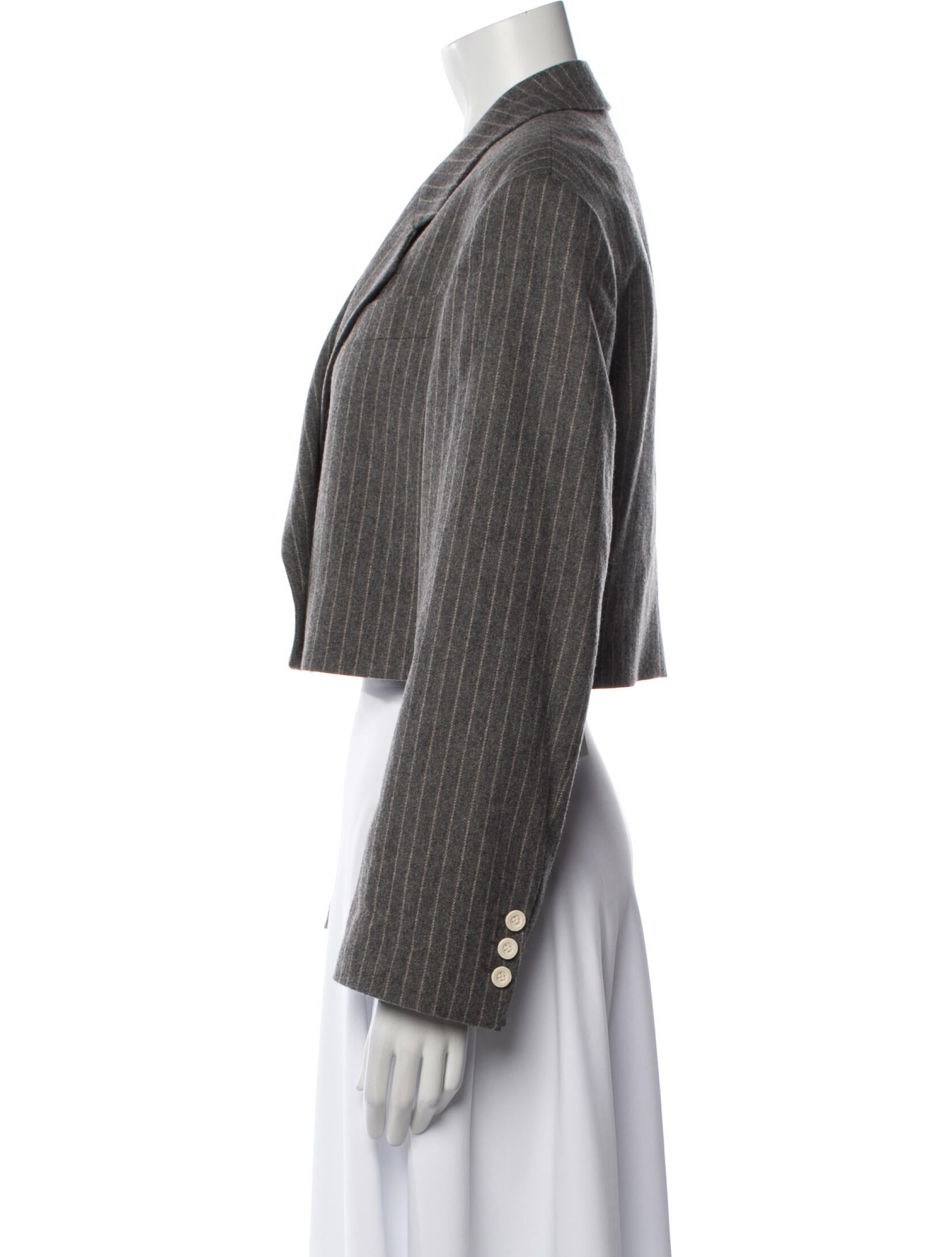 Acne Studios Wool Striped Blazer