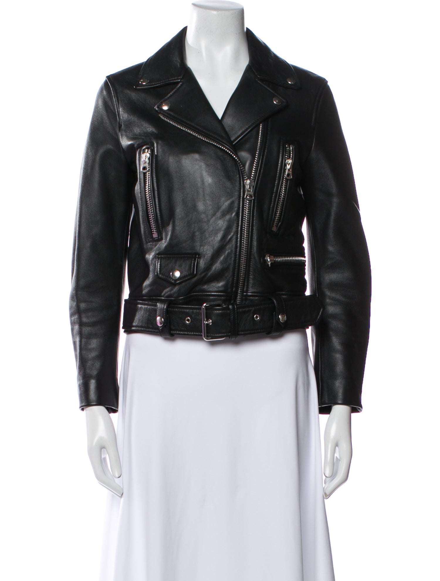 Acne Studios Leather Biker Jacket