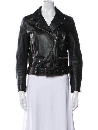 Acne Studios Leather Biker Jacket