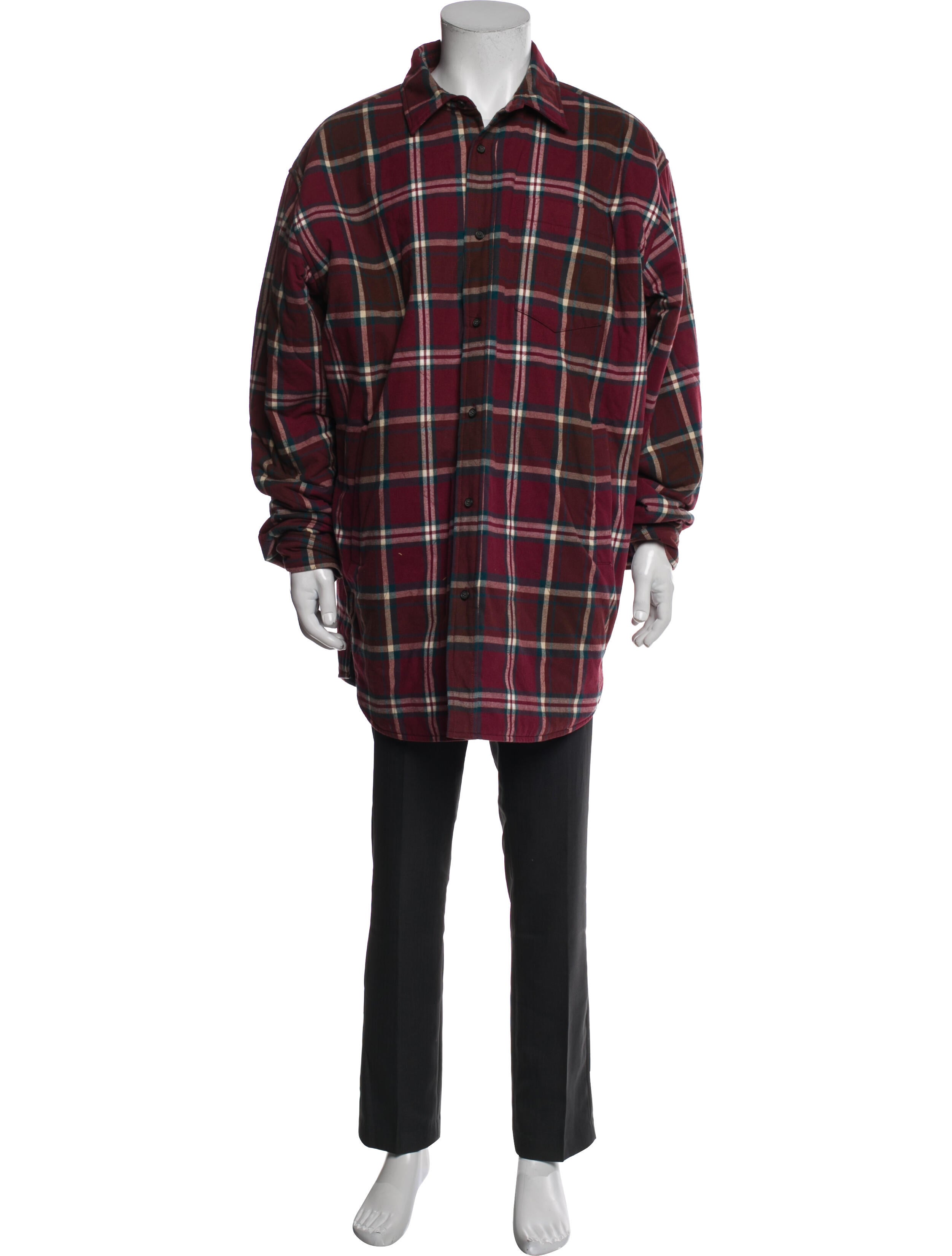 Acne Studios Plaid Print Parka