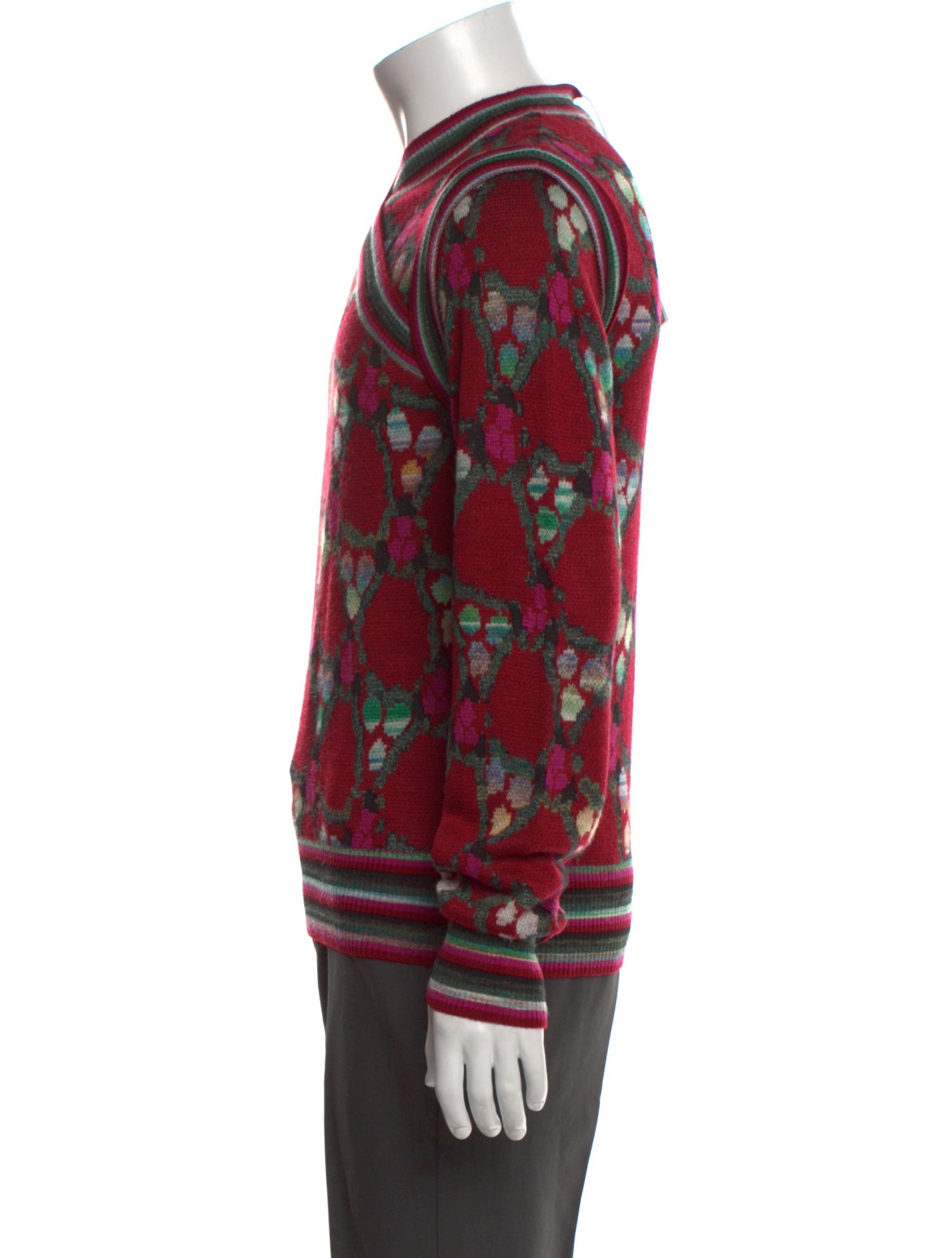 Acne Studios Printed V-Neck Pullover w/ Tags