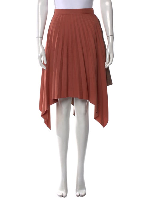 Acne Studios Pleated Accents Knee-Length Skirt