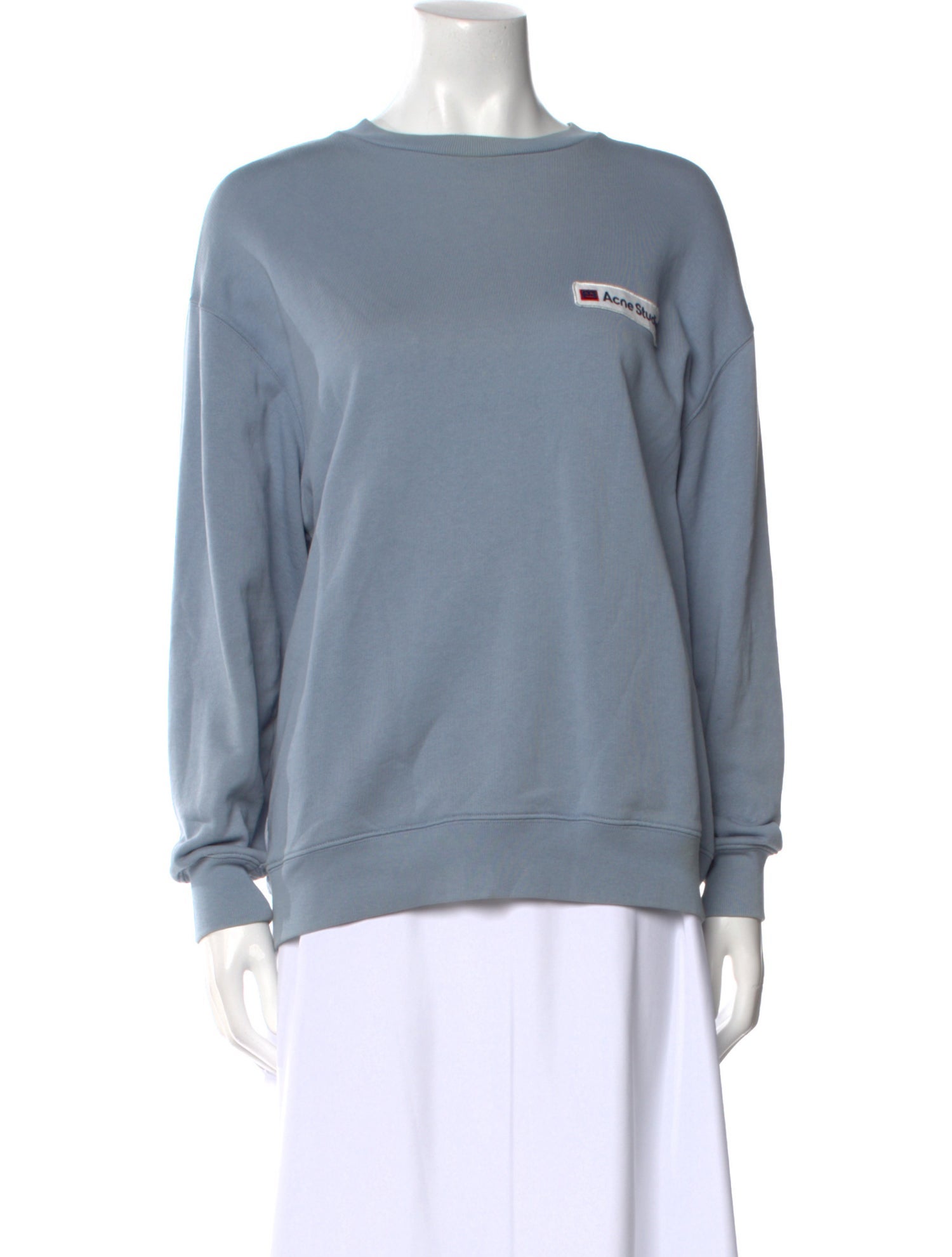 Acne Studios Crew Neck Long Sleeve Sweatshirt