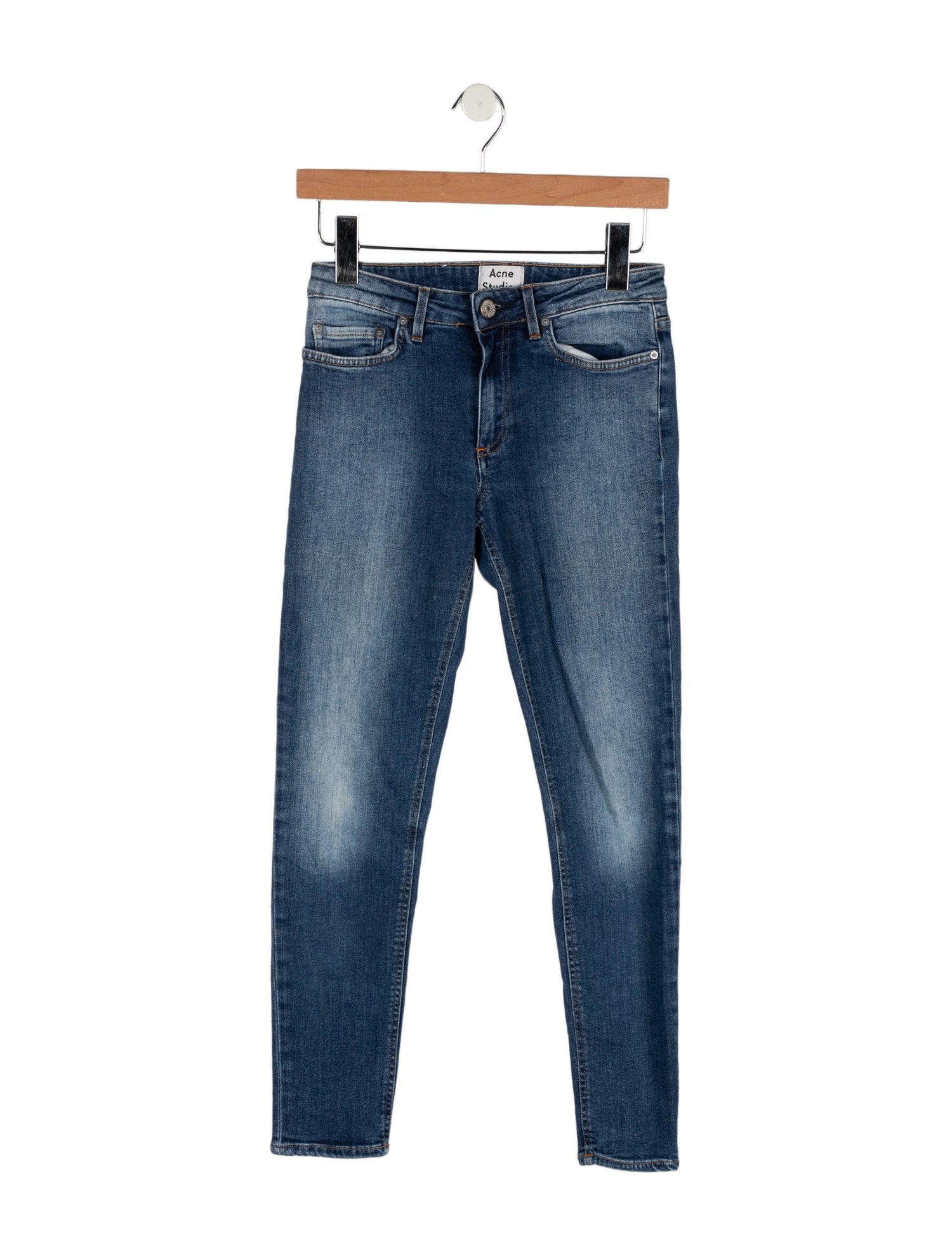 Acne Studios Mid-Rise Skinny Leg Jeans