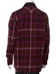 Acne Studios Plaid Print Long Sleeve Shirt