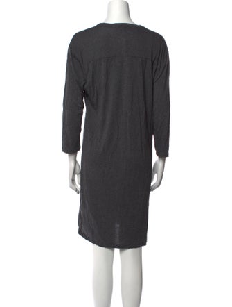 Acne Studios Bateau Neckline Mini Dress