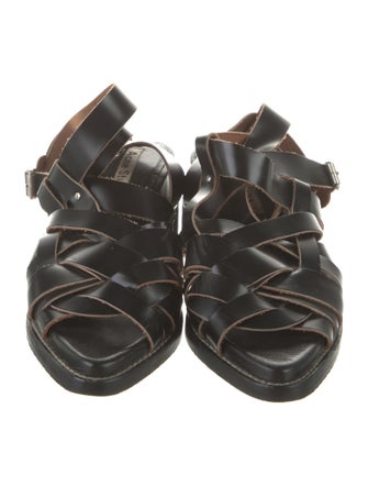 Acne Studios Leather Gladiator Sandals