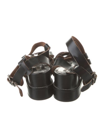 Acne Studios Leather Gladiator Sandals
