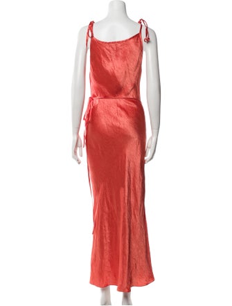 Acne Studios Cowl Neck Long Dress