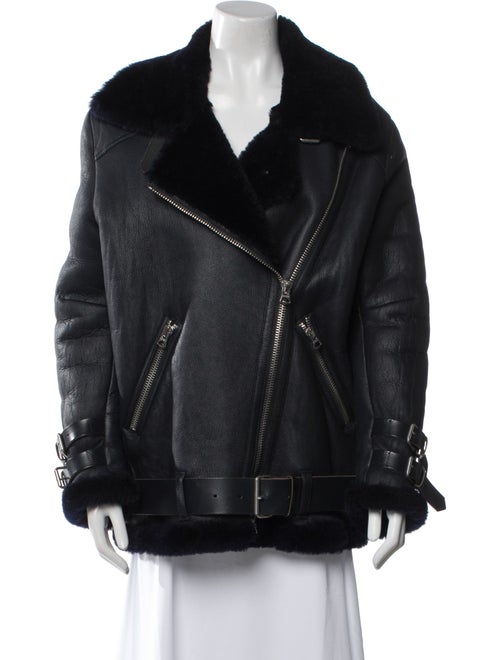 Acne Studios Shearling Faux Fur Coat