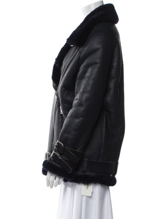 Acne Studios Shearling Faux Fur Coat