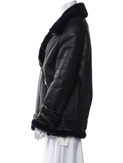 Acne Studios Shearling Faux Fur Coat