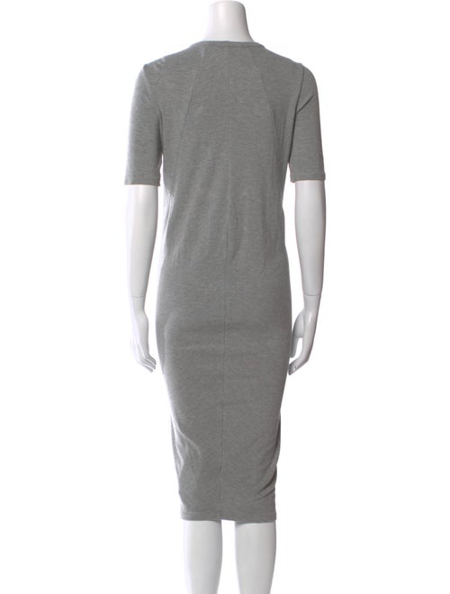 Acne Studios Scoop Neck Midi Length Dress