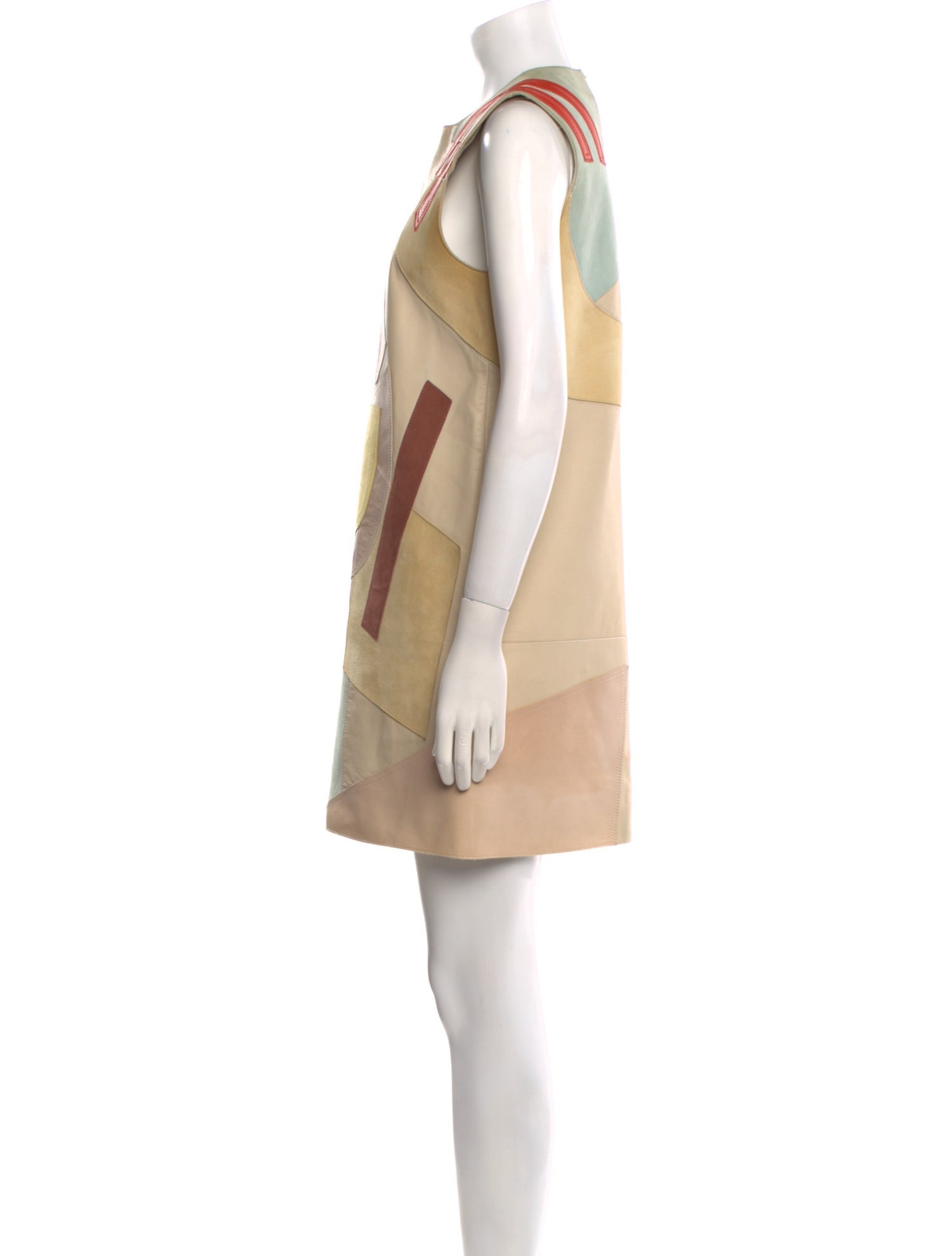 Acne Studios Lamb Leather Mini Dress