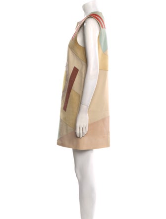 Acne Studios Lamb Leather Mini Dress