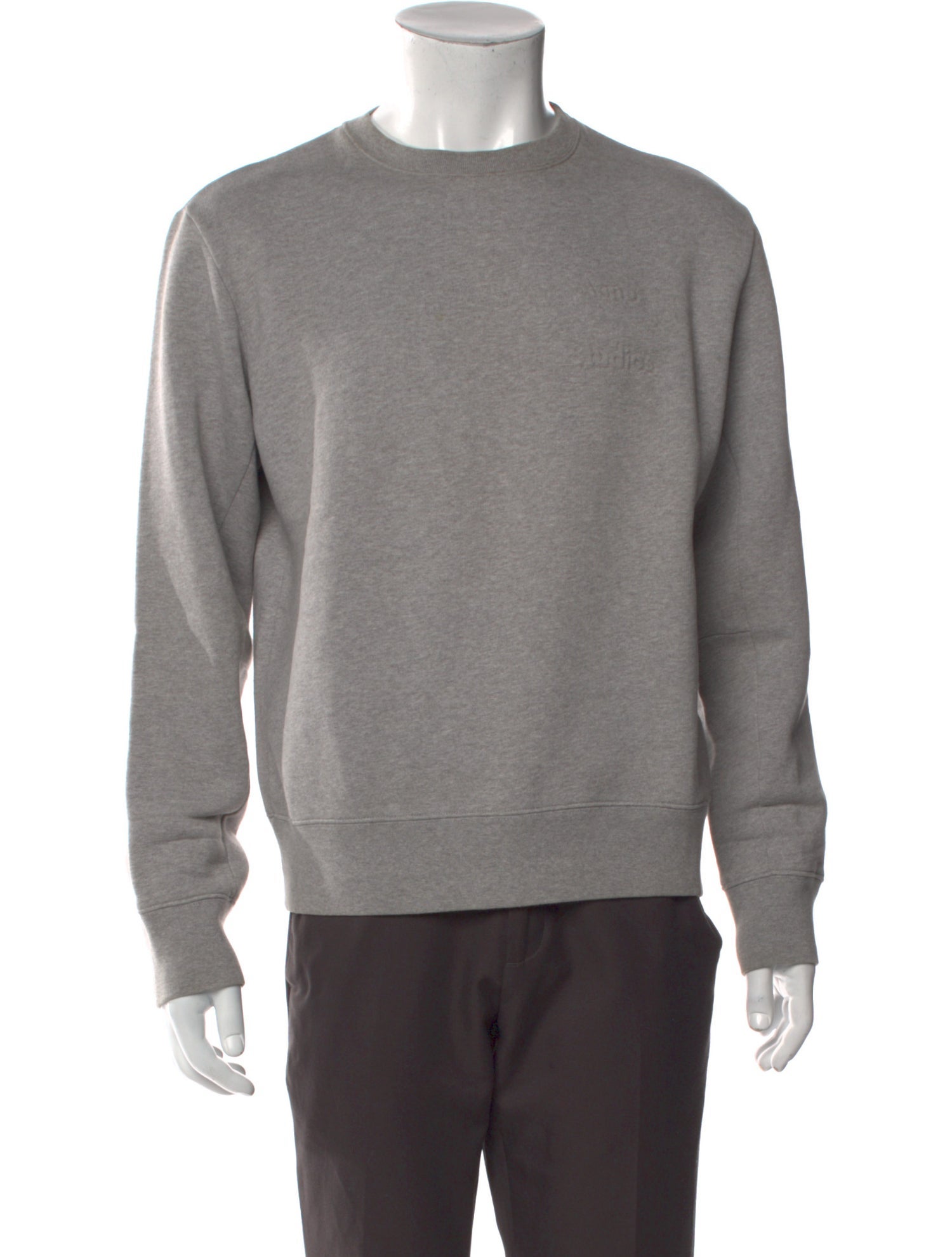 Acne Studios Crew Neck Long Sleeve Sweatshirt