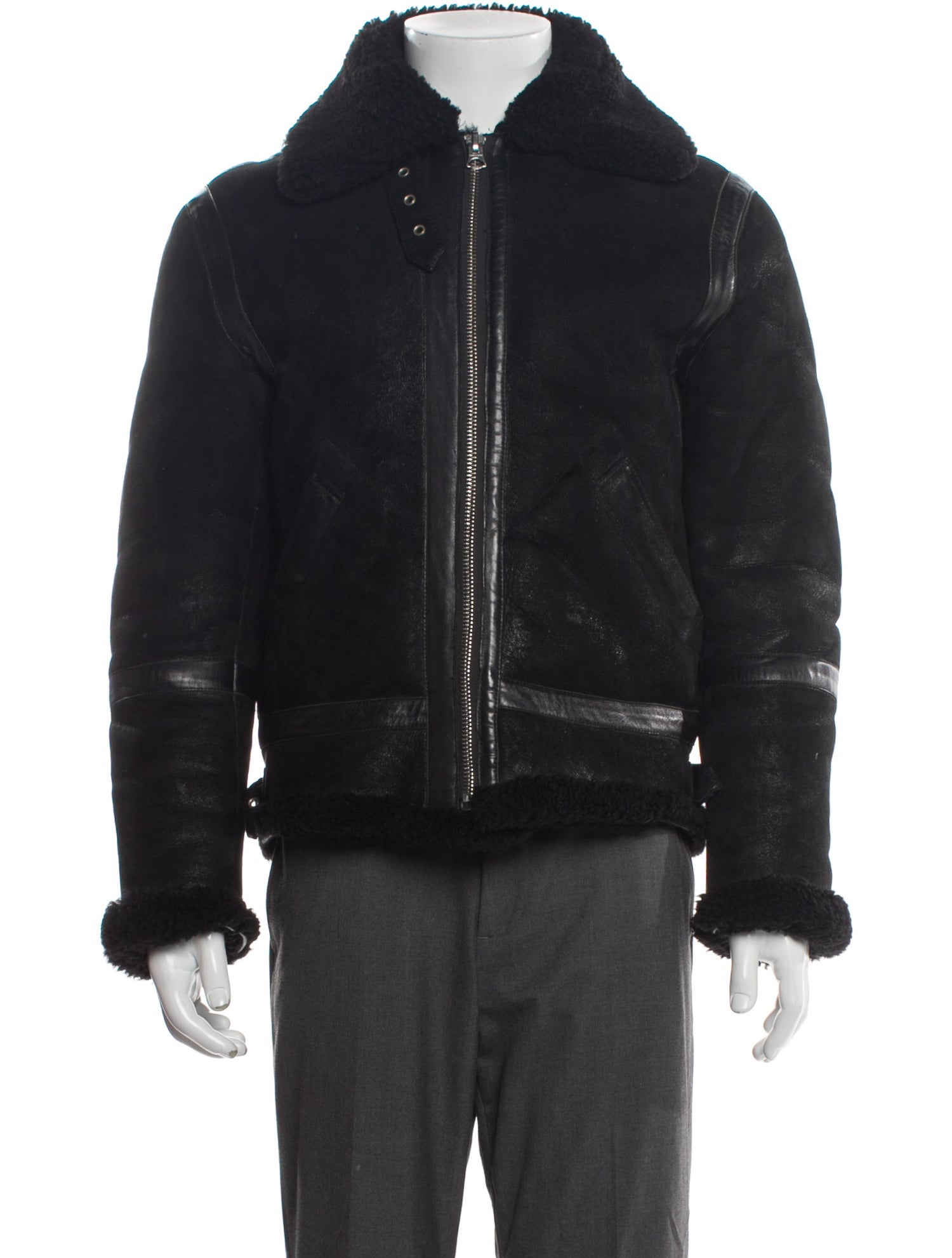 Acne Studios Shearling Moto Jacket