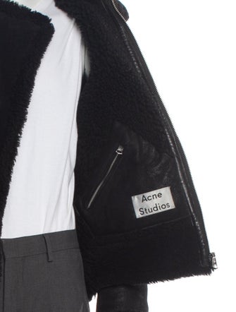 Acne Studios Shearling Moto Jacket