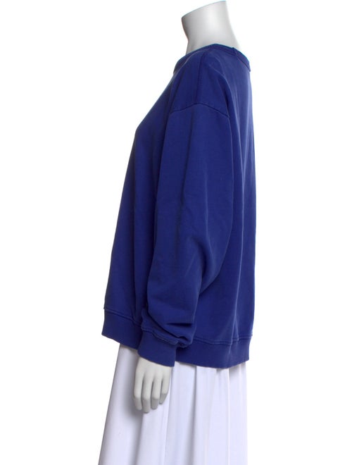 Acne Studios Scoop Neck Long Sleeve Sweatshirt