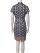 Acne Studios Printed Mini Dress