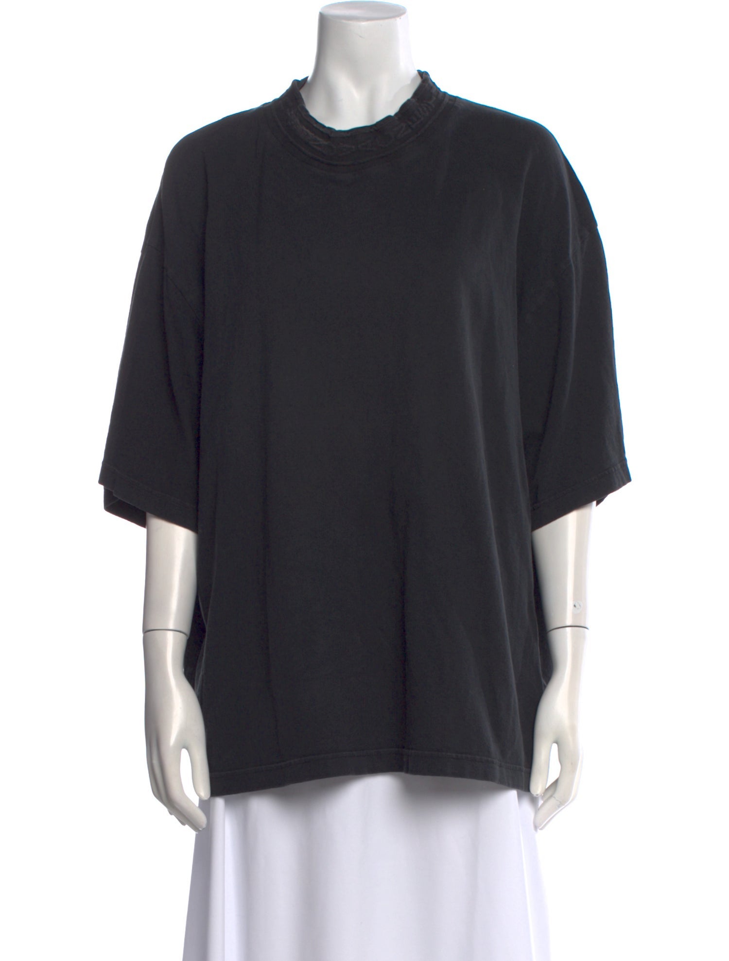 Acne Studios Crew Neck Three-Quarter Sleeve T-Shirt