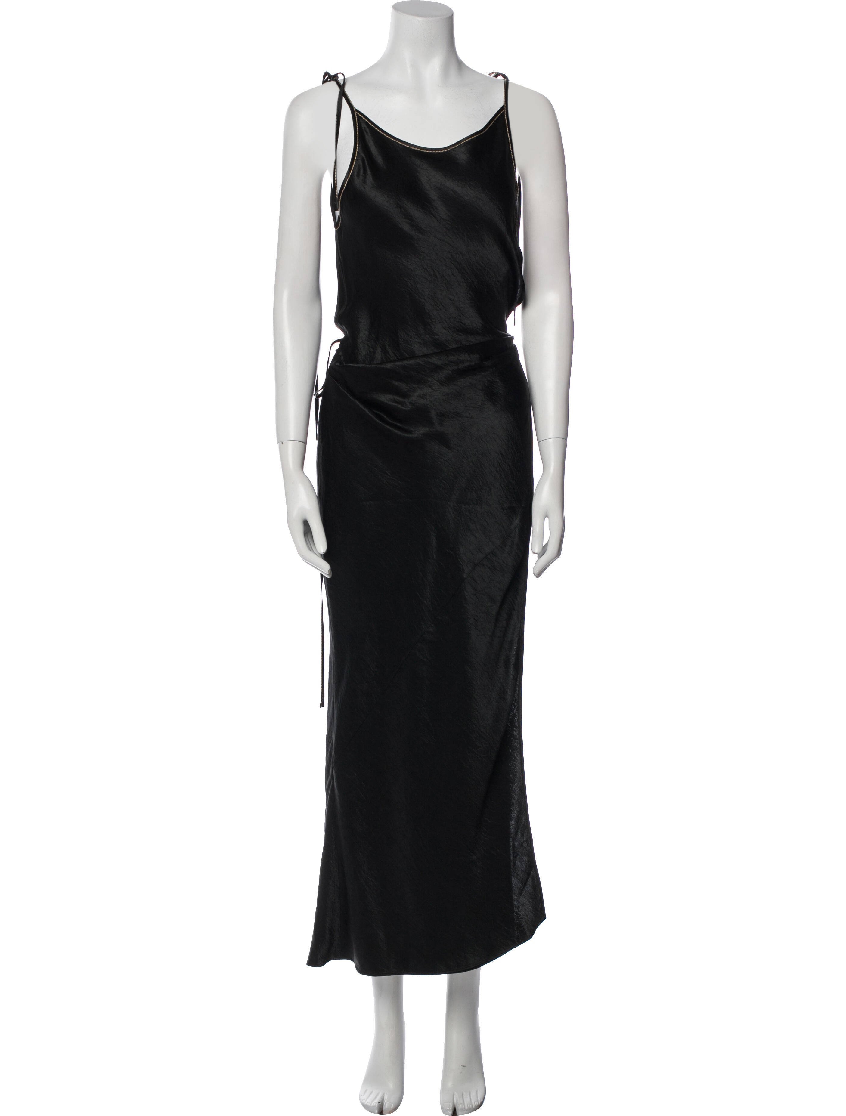 Acne Studios Scoop Neck Long Dress