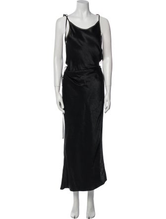 Acne Studios Scoop Neck Long Dress