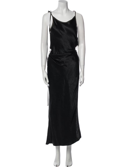 Acne Studios Scoop Neck Long Dress