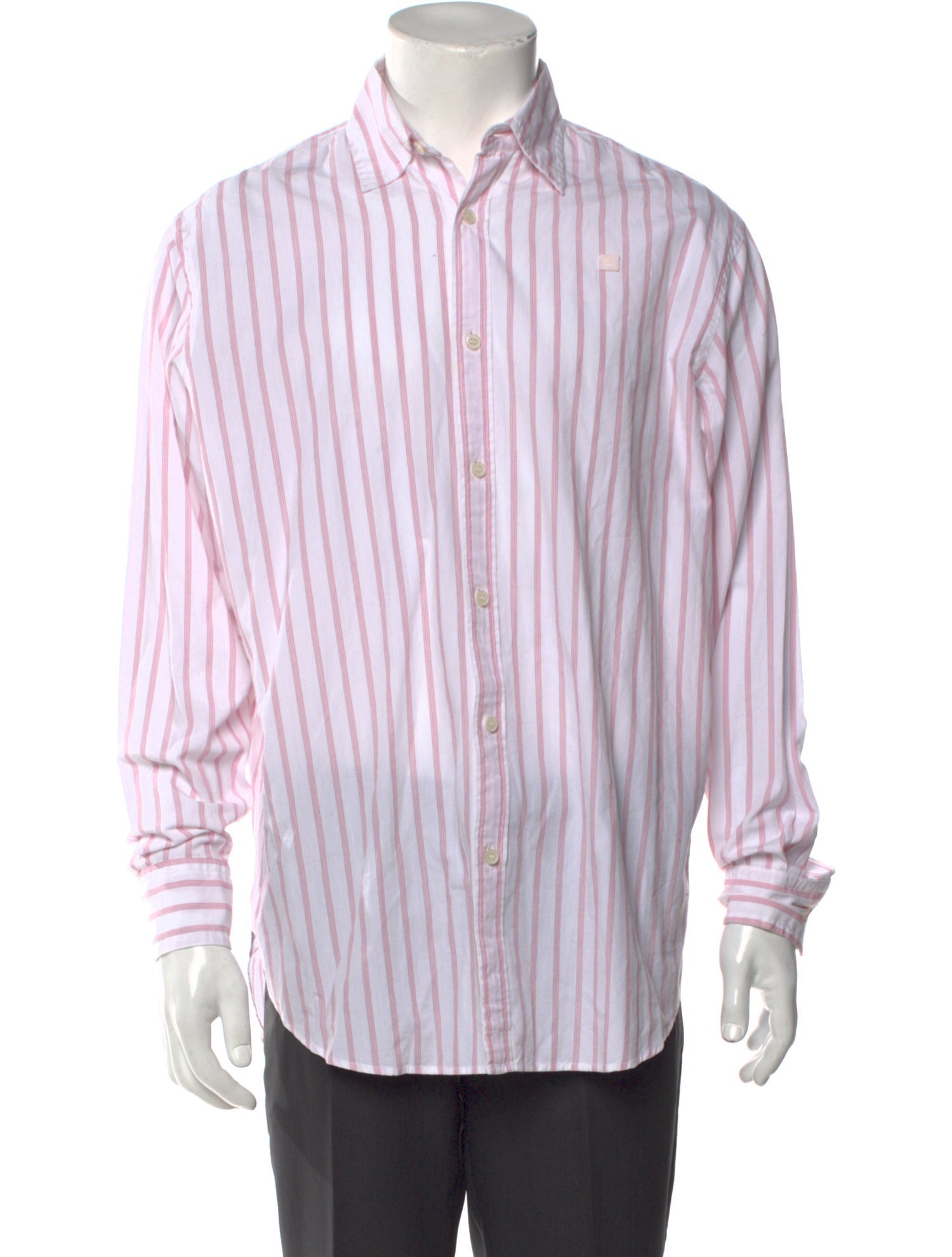 Acne Studios Striped Long Sleeve Dress Shirt