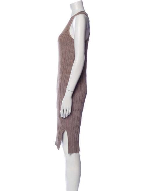 Acne Studios Scoop Neck Knee-Length Dress