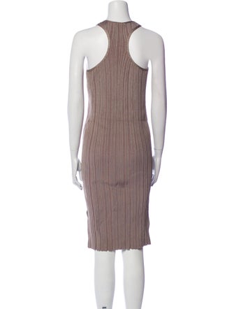Acne Studios Scoop Neck Knee-Length Dress