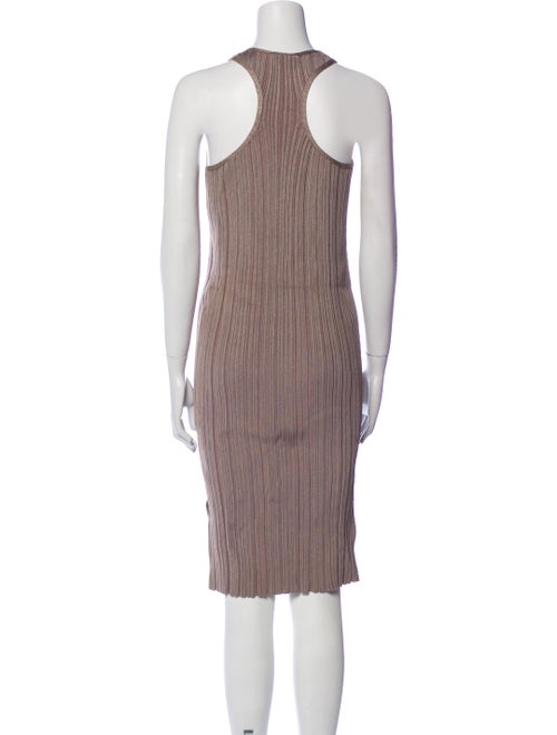 Acne Studios Scoop Neck Knee-Length Dress
