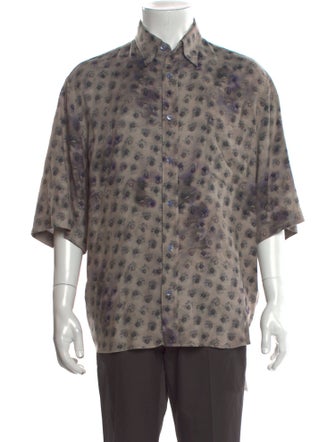 Acne Studios Graphic Print Short Sleeve Shirt