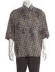 Acne Studios Graphic Print Short Sleeve Shirt