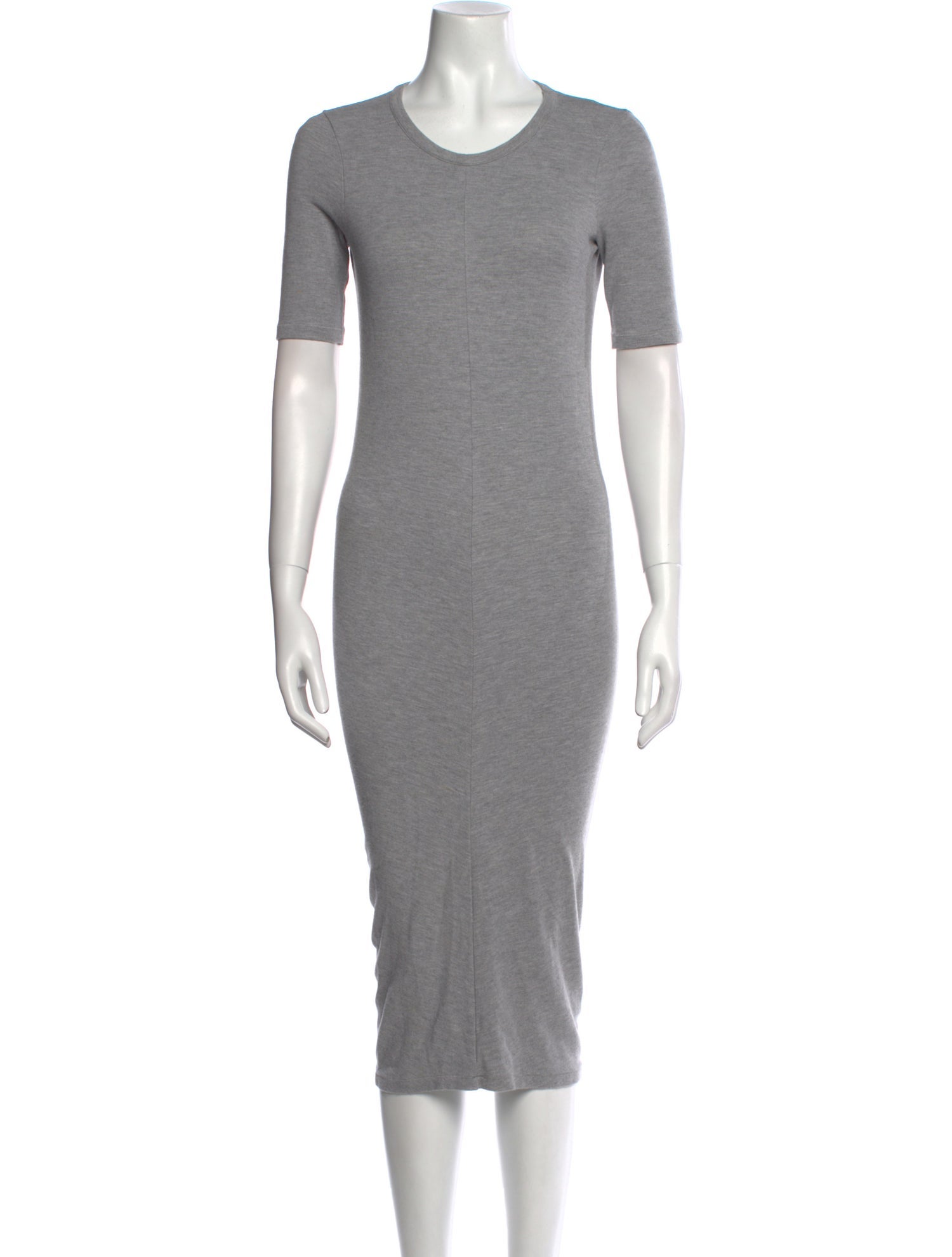 Acne Studios Crew Neck Midi Length Dress