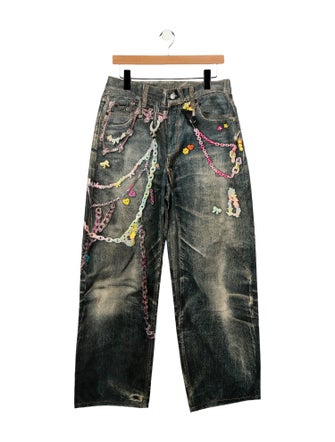 Acne Studios High-Rise Wide Leg Jeans