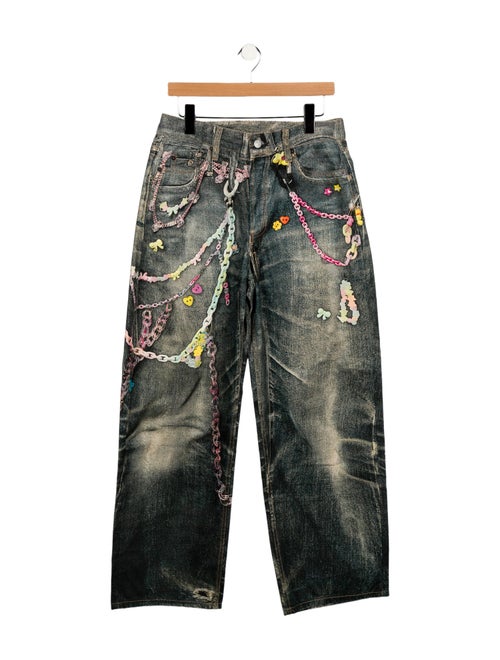 Acne Studios High-Rise Wide Leg Jeans