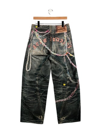 Acne Studios High-Rise Wide Leg Jeans