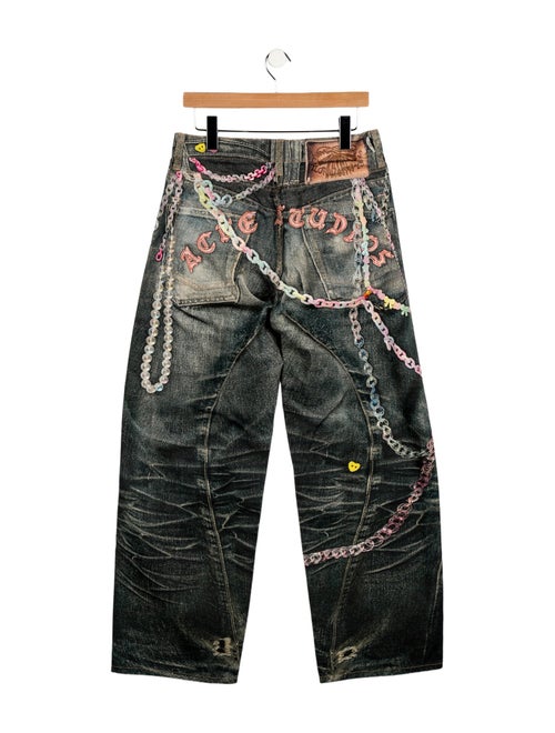 Acne Studios High-Rise Wide Leg Jeans