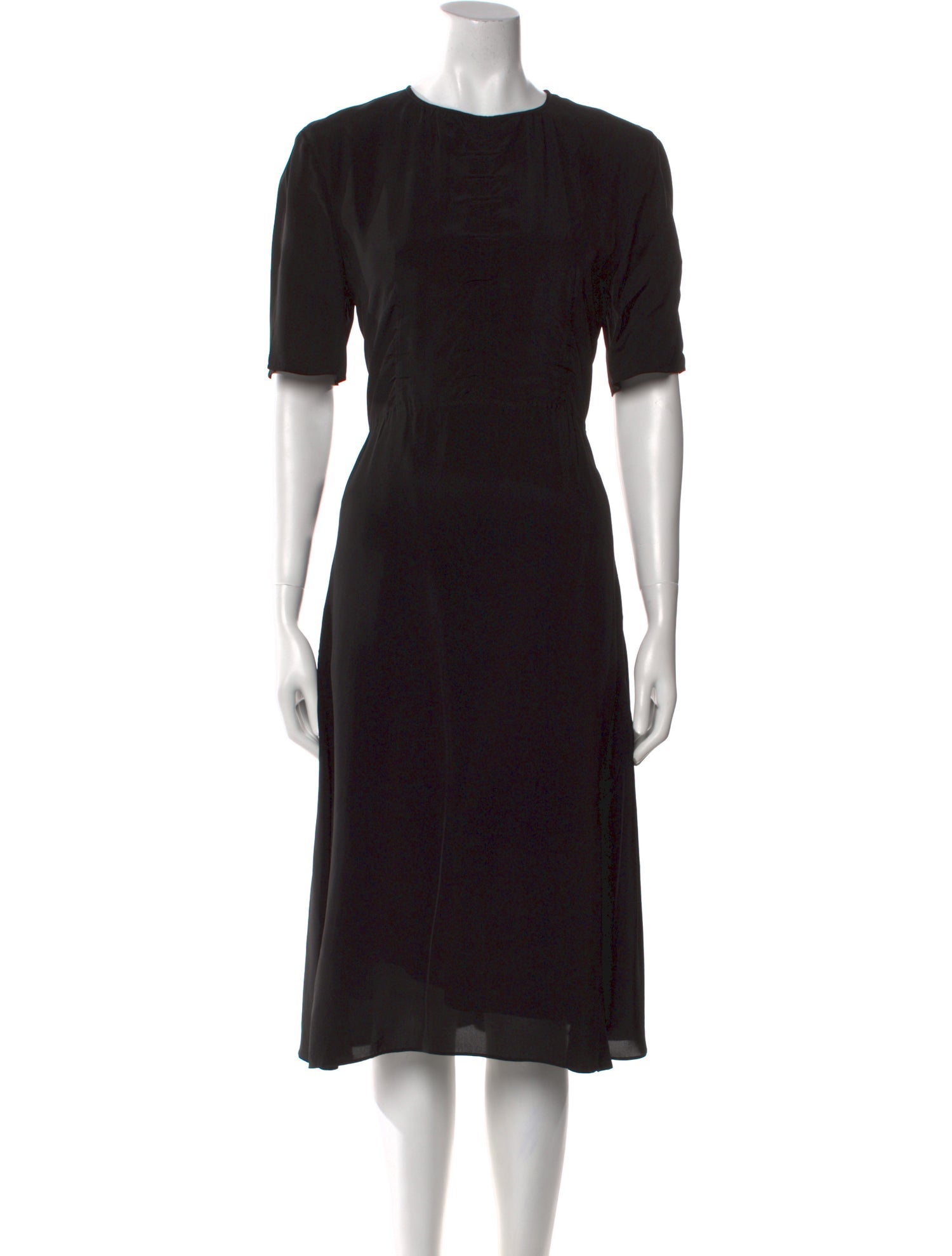 Acne Studios Crew Neck Midi Length Dress